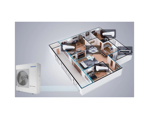 Зовнішній блок мультиспліт системи Samsung AJ100TXJ5KG/EU R32