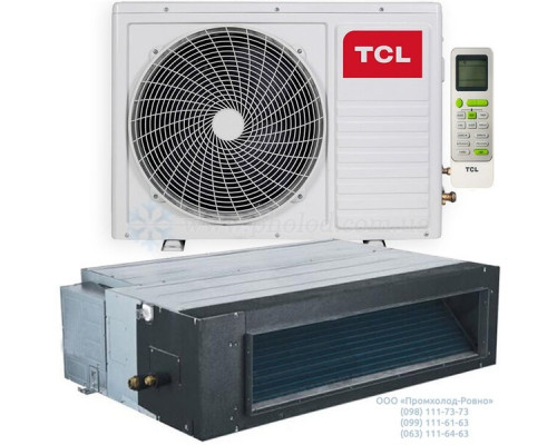 Кондиціонер TCL TCC-18D2HRA/UI/TCC-18HRA/UO канальний інвертор R410A