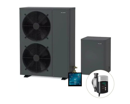 Інверторний тепловий насос для дому Aquajoy Comfort 13T (13 кВт), циркуляційний насос