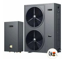 Інверторний тепловий насос для дому Aquaviva Plus 18T (17.78 кВт), циркуляційний насос + триходовий клапан