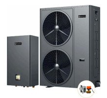 Інверторний тепловий насос для дому Aquaviva Plus 20T (19.83 кВт), циркуляційний насос + триходовий клапан