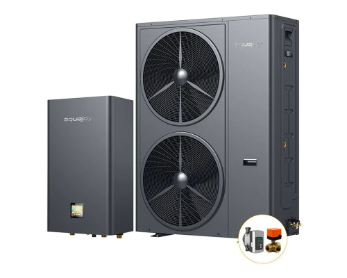 Инверторный тепловой насос для дома Aquajoy Plus 16T (15.57 кВт), циркуляционный насос + трехходовой клапан