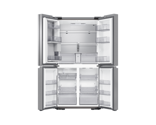 Холодильник Samsung French Door з технологією AI Сріблястий 677л               RF65DG960ESRUA