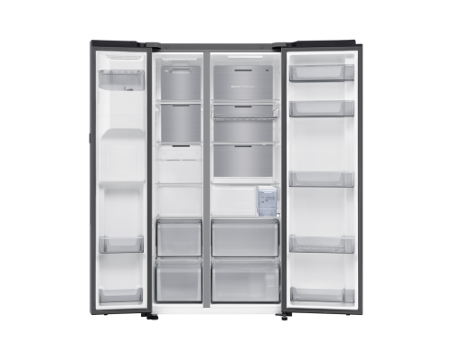 Холодильник Samsung Side-by-Side з технологією AI Сріблястий 640л               RS80F65K2TUA