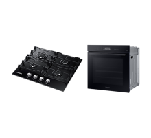 Комплект Samsung Газової варильної поверхні та Духової шафи з Dual Cook, 76л                    F-4245VAK3010K