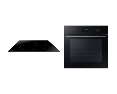 Комплект Samsung Індукційної варильної поверхні та Духової шафи 68л з Single Fan           F-1110RB3707
