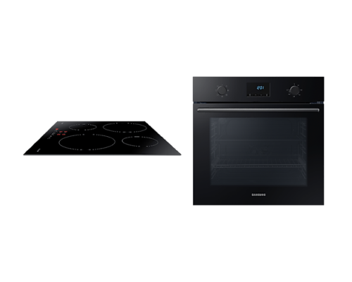 Комплект Samsung Індукційної варильної поверхні та Духової шафи 68л з Single Fan           F-1110RB3707