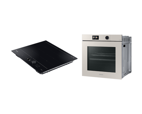 Комплект Samsung індукційної Варильної поверхні та Духової шафи з AI Dual Cook Steam, 76л           F-7997AAA7799F