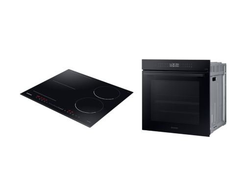 Комплект Samsung індукційної варильної поверхні та духової шафи з Dual Cook Flex, 76л          F-4245VAK3747B