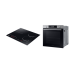 Комплект Samsung Індукційної варильної поверхні та Духової шафи з Dual Cook Flex, 76л           F-4445UAS3747B