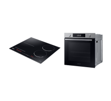Комплект Samsung Індукційної варильної поверхні та Духової шафи з Dual Cook Flex, 76л                  F-4445UAS3747B