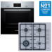 Комплект техніки Bosch: духова шафа + варильна поверхня Bosch HBF512BS1T + PBH6C5K90R