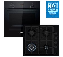 Комплект техніки Bosch Духова шафа + Варильна поверхня Bosch HBF512BB1T + PBH6C6K90R